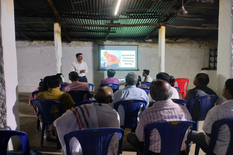 Mata visit-Local camp